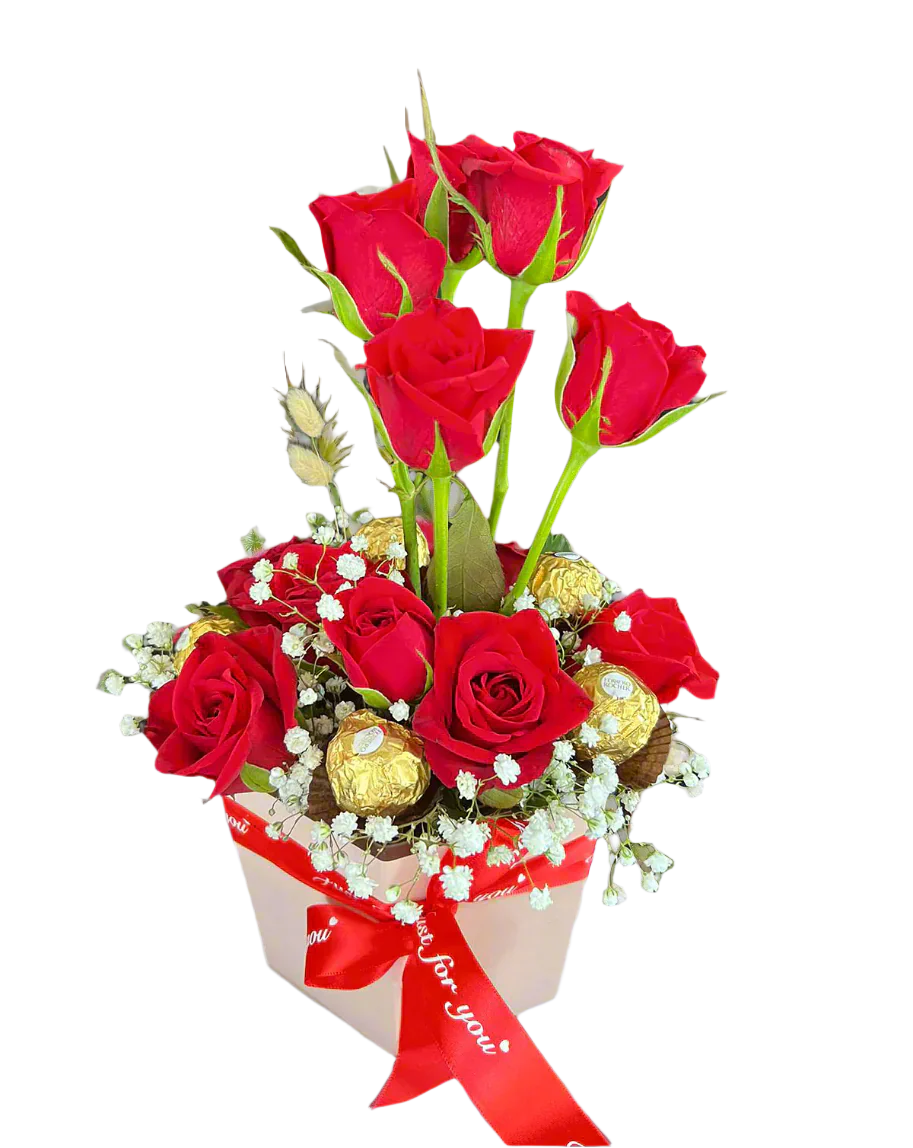 Just-for-You-Roses-Chocolates-DodoMarket-egift-Delivery-Mauritius