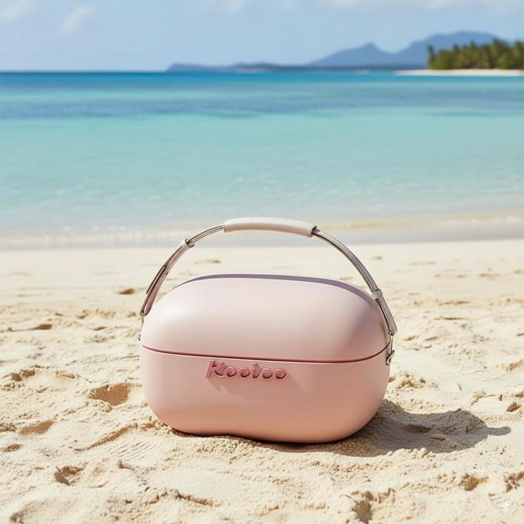 Keeice-cooler-bag-perla-pink-beach-DodoMarket-delivery-Mauritius