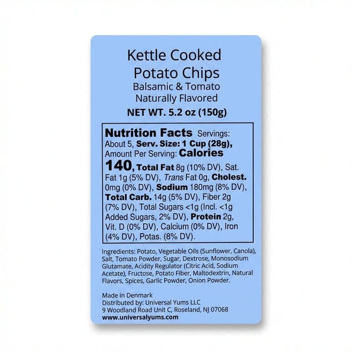 Kettle Balsamico & Tomato Chips 150g Delivery Mauritius