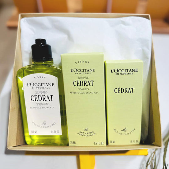 L_Occitane Cedrat Prestige giftset new look Dodomarket delivery Mauritius