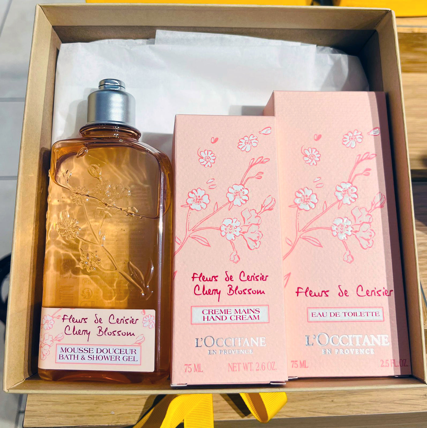 L'Occitane Coffret Soins du Corps Fleur de Cerisier 