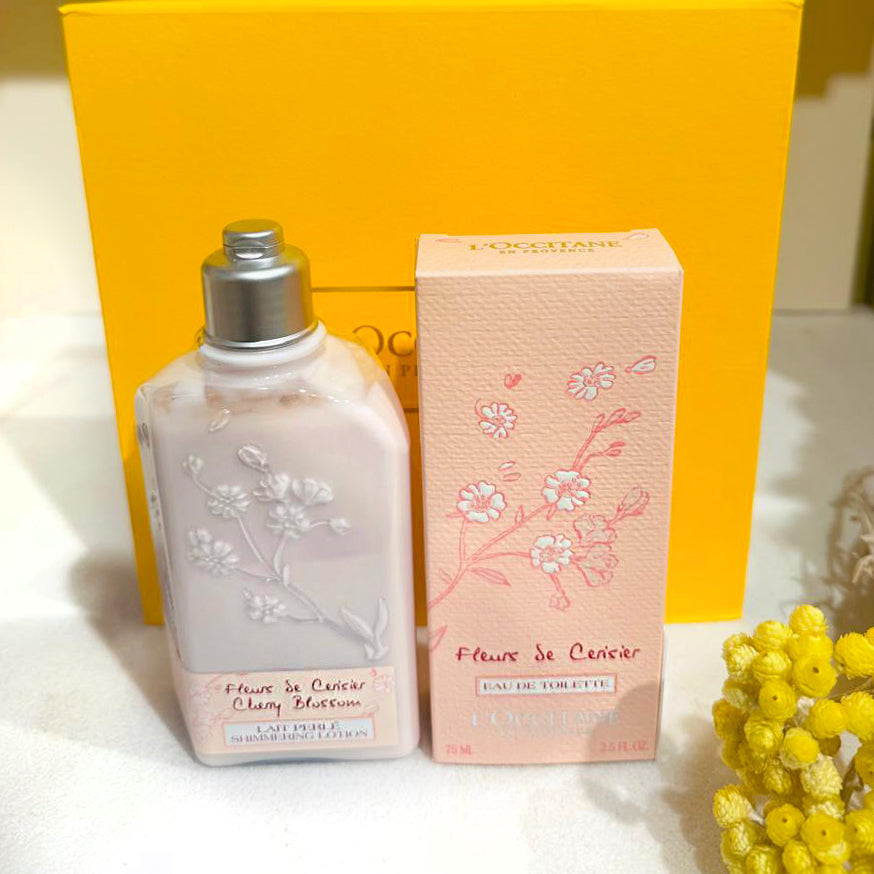 新品⭐︎L'Occitane Fleurs de Cerisier セット L'Occitane Coffret Soins du Corps Fleur de Cerisier |Maurice