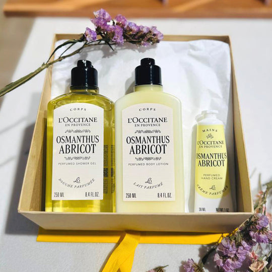 L_Occitane Osmanthus Abricot Premium set Dodomarket delivery Mauritius
