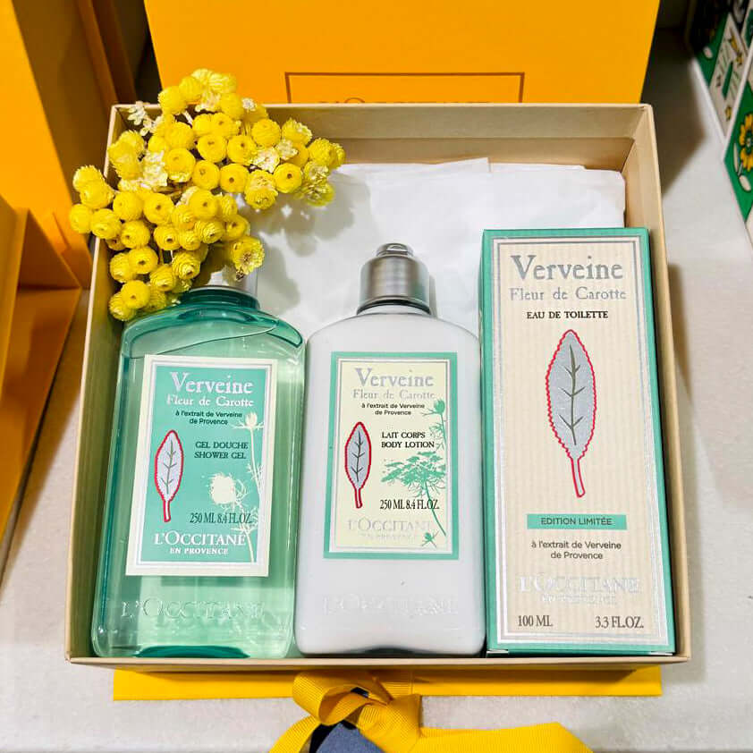 L'Occitane Coffret Verveine Fleur de Carotte Prestige set