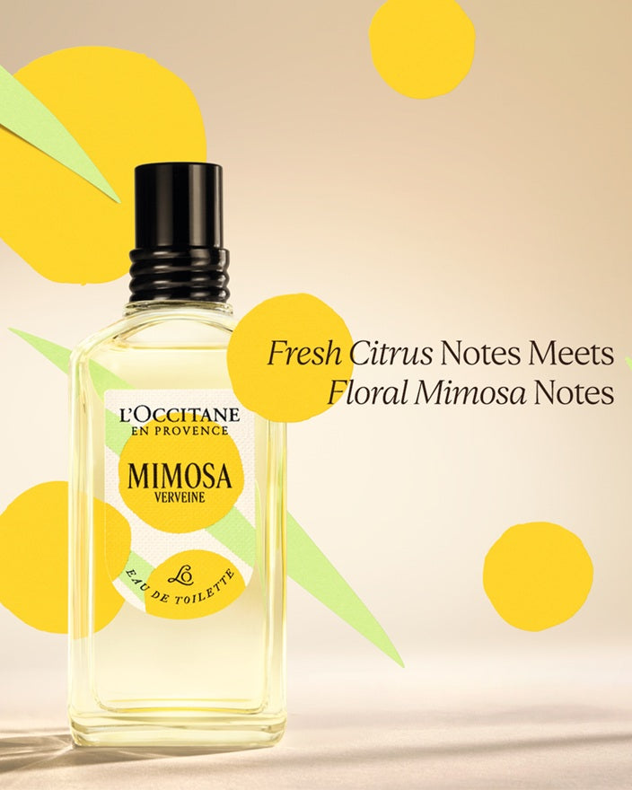 ロクシタン　Mimosa Verveine 50ml L'Occitane Mimosa Verveine Gift Set | Delivery in Mauritius
