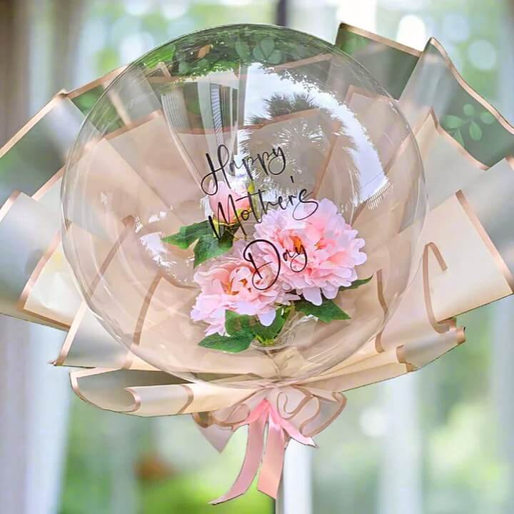 Long-Lasting-Faux-Flowers-Balloon-Mothers-Day-Personalized-DodoMarket-delivery-Mauritius