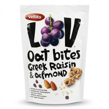 Lov Bites Oat Almond & Greek Raisin Bites 70g Delivery Mauritius