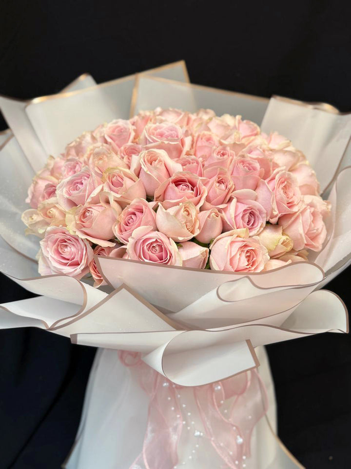 Luxury Pink Roses Bouquet
