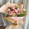 Bouquet de Mélange de Fleurs Emballées de Luxe