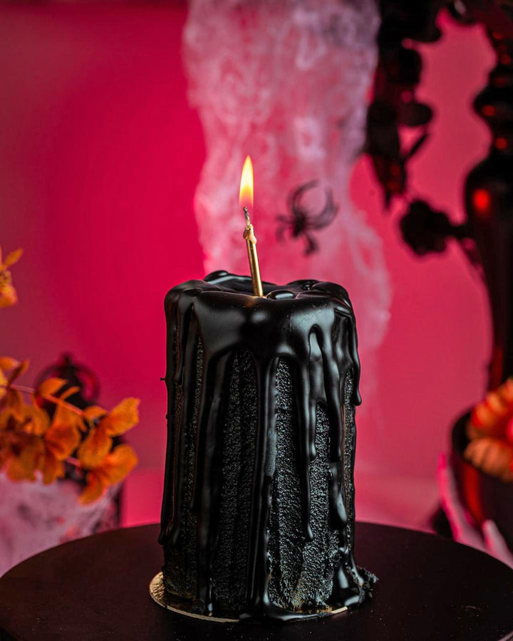 Midnight-melt-Candle-mini-cake-closer-DodoMarket-delivery-Mauritius