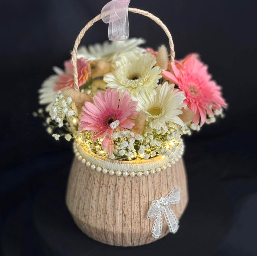 Mom's Happy Flower Basket