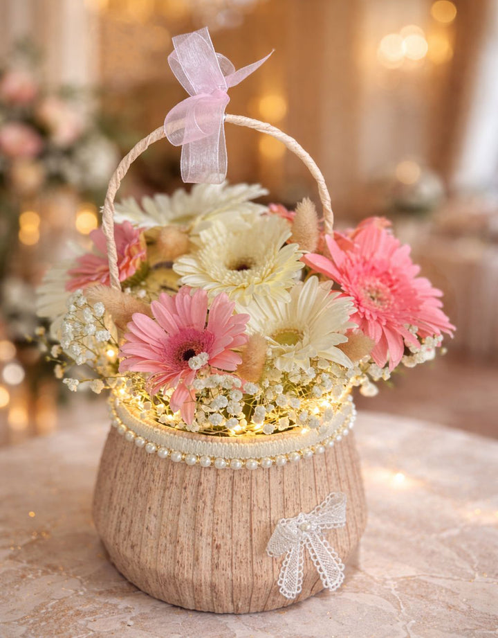 Mom's Happy Flower Basket