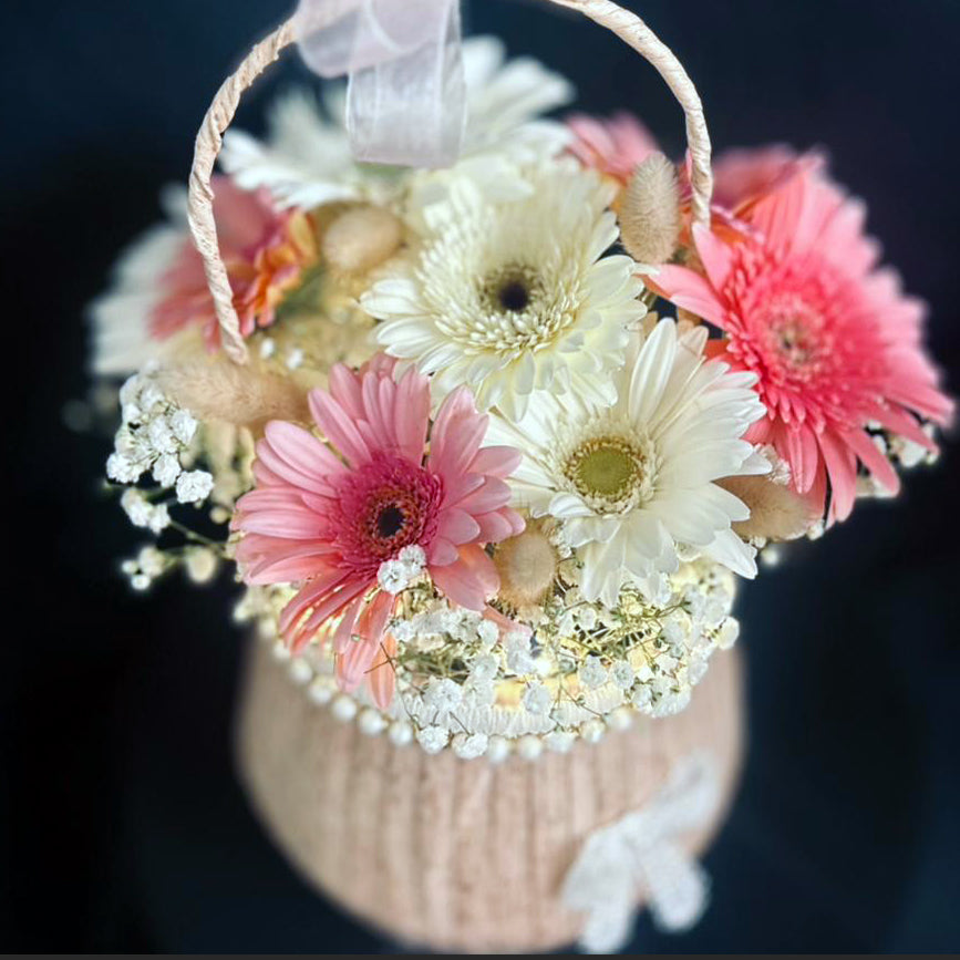 Mom's Happy Flower Basket