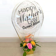 Boîte à Fleurs Ballon Personnalisée - Happy Day !