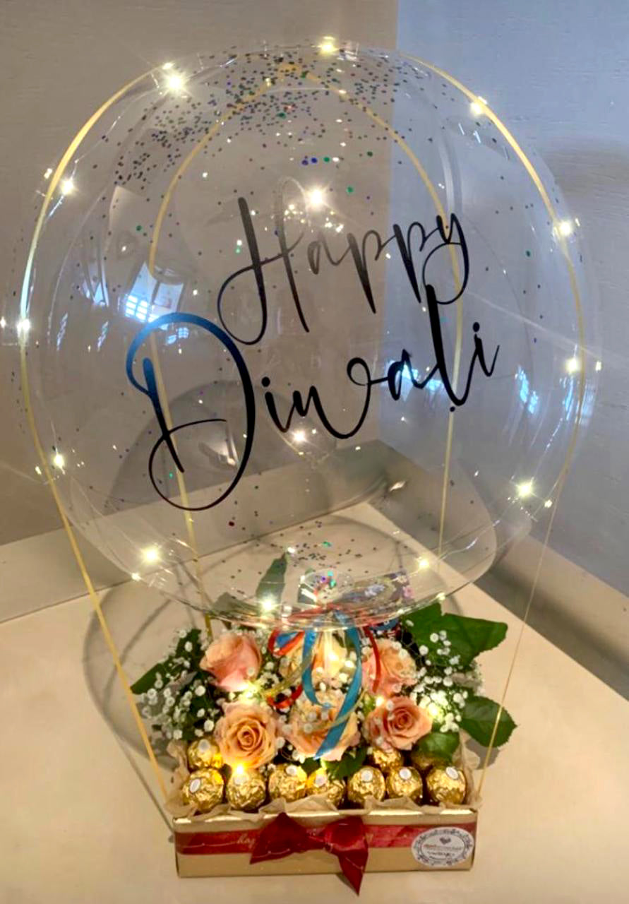 Personalized-Balloon-Gift-Box-Happy-Diwali-DodoMarket-delivery-Mauritius