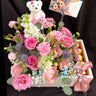 Love Hamper Flower Box with Ferrero