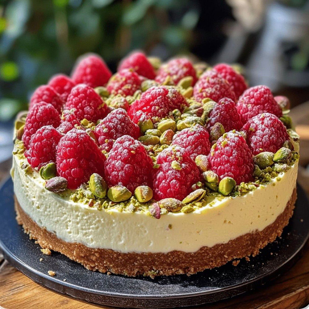 Pistachio-and-raspberry-CheeseCake-DodoMarket-Same-day-delivery-Mauritius