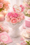 Bouquet de Roses Perle Précieuse