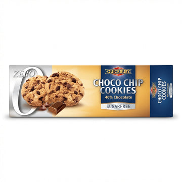 Quickbury Sugar Free Chocolate Chip Cookies 125g Delivery Mauritius