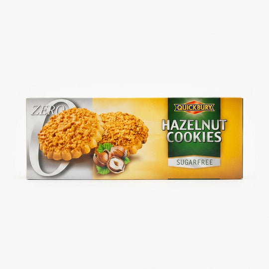 Quickbury Sugar Free Hazelnut Cookies 130g Delivery Mauritius
