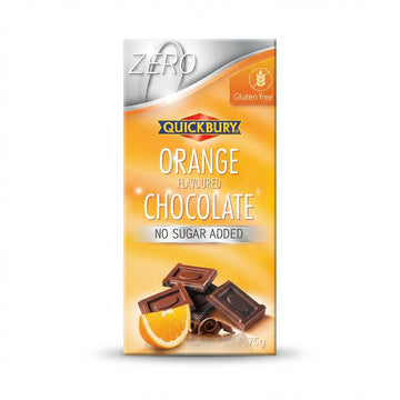 Quickbury Sugar Free Orange Chocolate 75g Delivery Mauritius