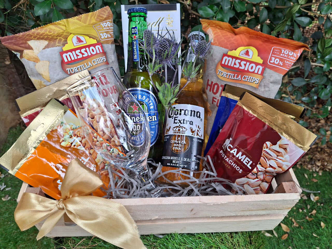 Relax-Time-Hamper-for-Man-non-alco-beer-glass-crate-DodoMarket-delivery-Mauritius
