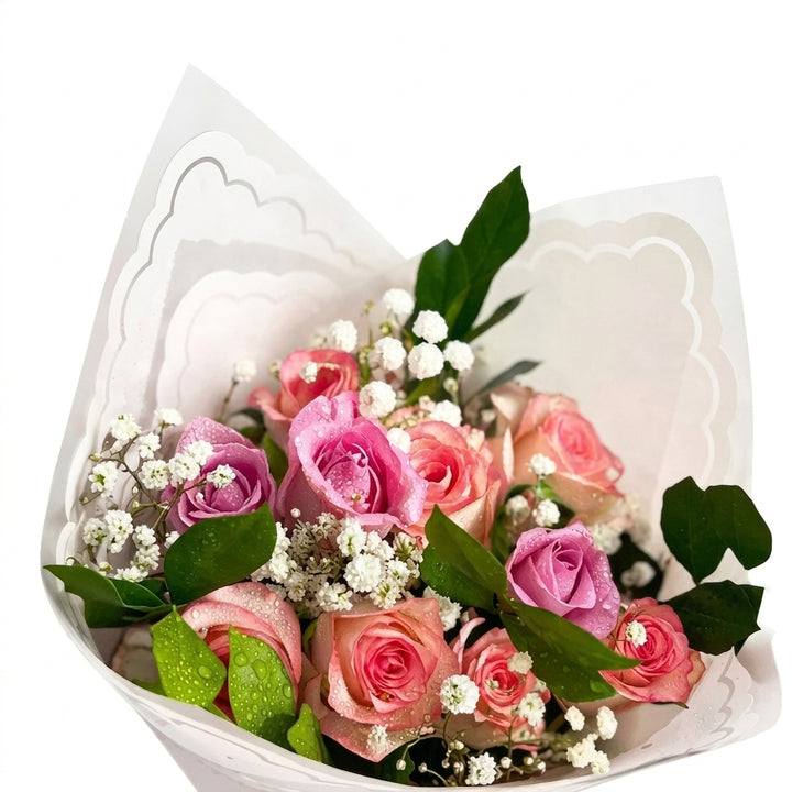 Rose-Elegance-10-Roses-multicolor-DodoMarket-delivery-Mauritius