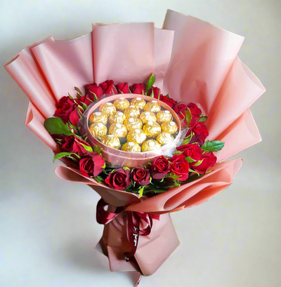 Roses-Ferrero-Rocher-Bouquet-Sweetest-Love-neutral-DodoMarket-delivery-Mauritius