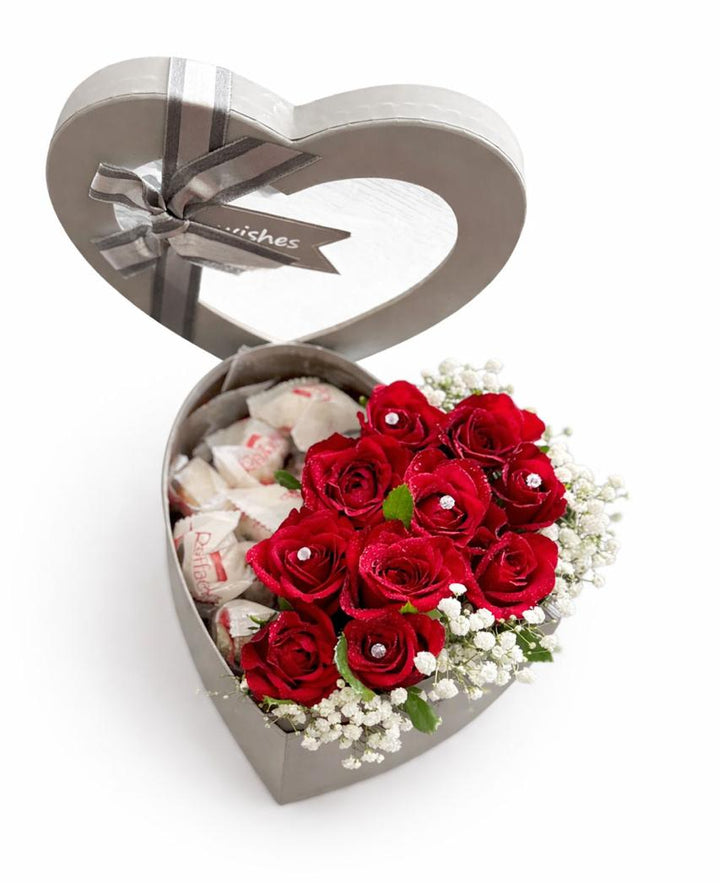Royal-romance-heart-box-roses-and-raffaello-Large-DodoMarket-delivery-Mauritius