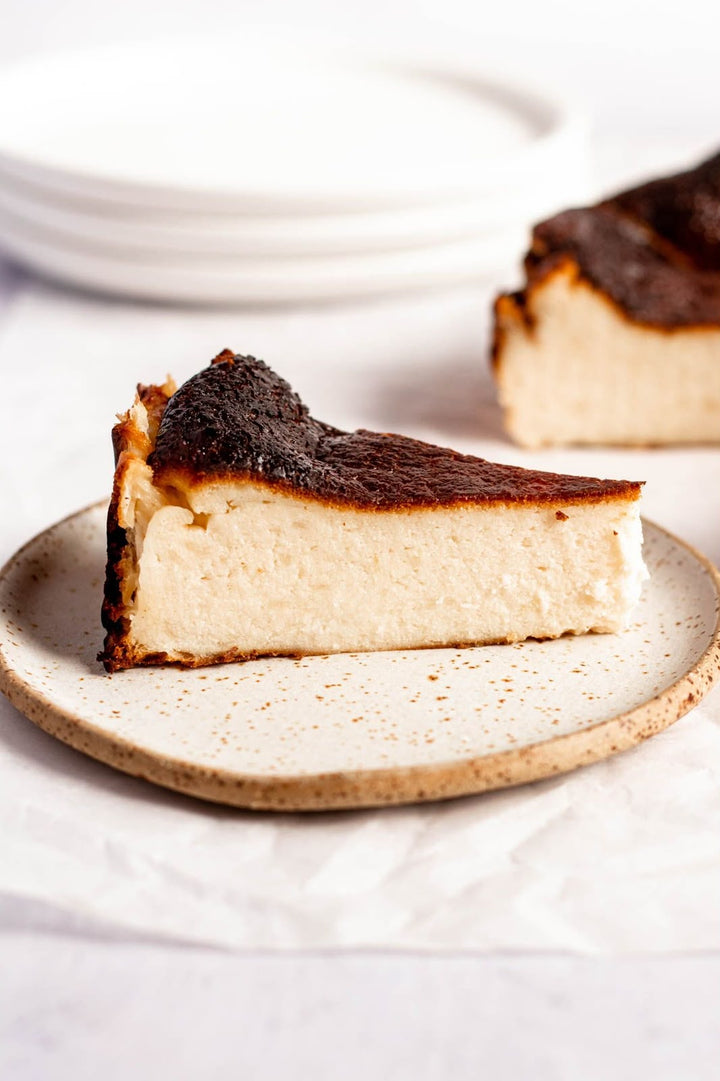 Cheesecake San Sebastián à la vanille