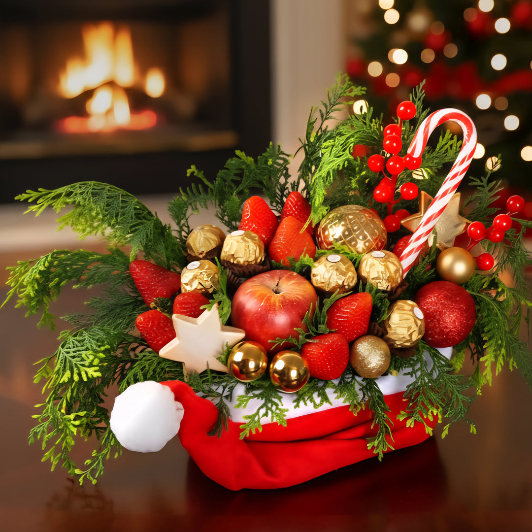 Santas-Fruit-and-Chocolate-Hat-closer-DodoMarket-delivery-Mauritius