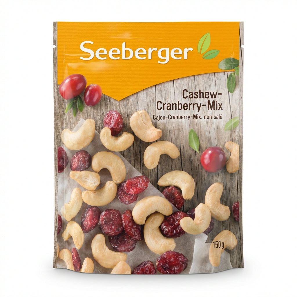 Seeberger Cashew Cranberry Mix 150g Delivery Mauritius