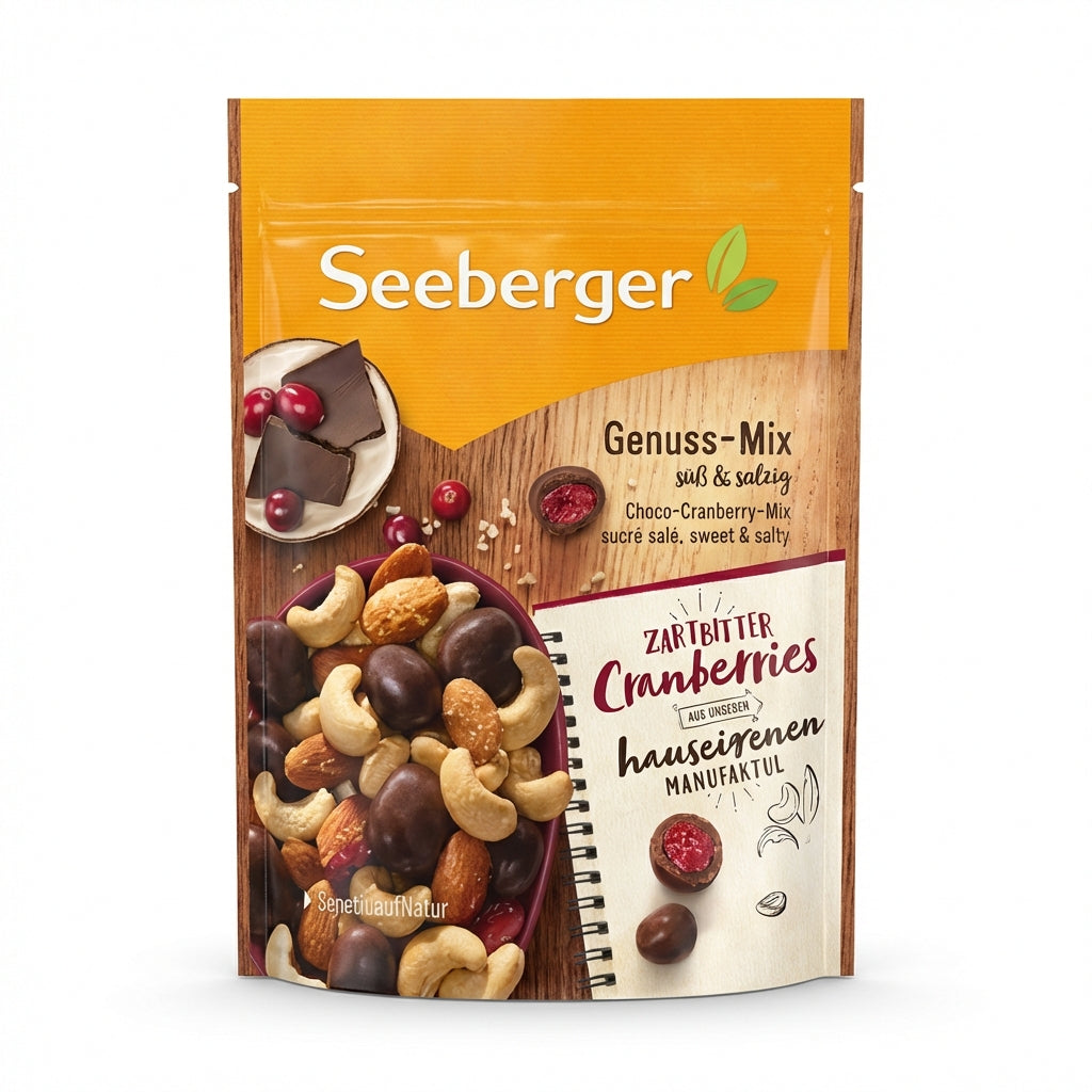 Seeberger Choco Cranberry Mix 150g Delivery Mauritius