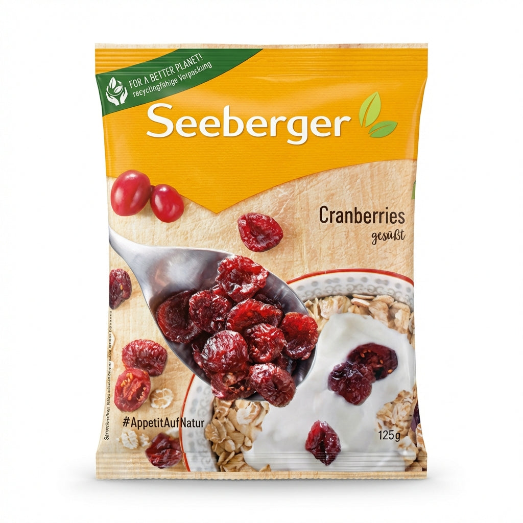 Seeberger Cranberries 125g Delivery Mauritius