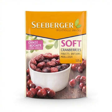 Seeberger Soft Cranberries 125g Delivery Mauritius