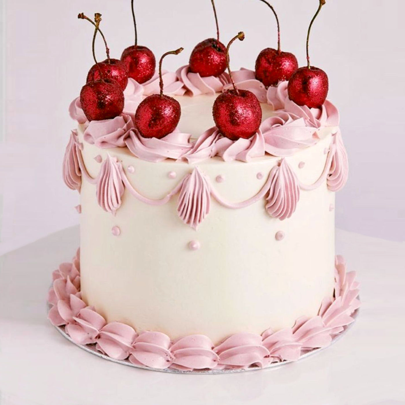 Shimmery-Cherry-Mini-Cake-Dodomarket-delivery-Mauritius
