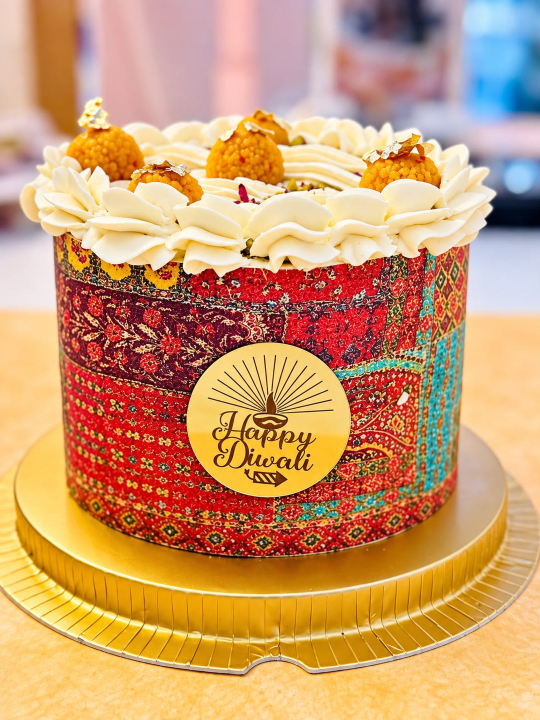 Shubh-rangoli-diwali-mini-cake-DodoMarket-delivery-Mauritius