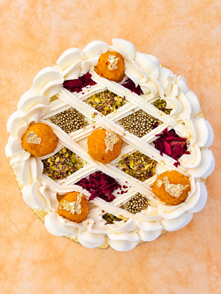 Shubh-rangoli-diwali-mini-cake-top-DodoMarket-delivery-Mauritius