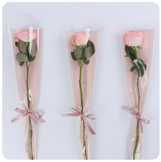 A Single Rose Wrap Flower Bouquet | Delivery in Mauritius