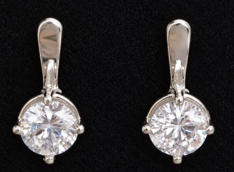 Solitaire-Cubic-Zirconia-Drop-Earrings-in-925-Sterling-Silver-DodoMarket-delivery-Mauritius