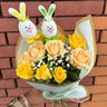 Bouquet de Bonheur Lapin Ensoleillé