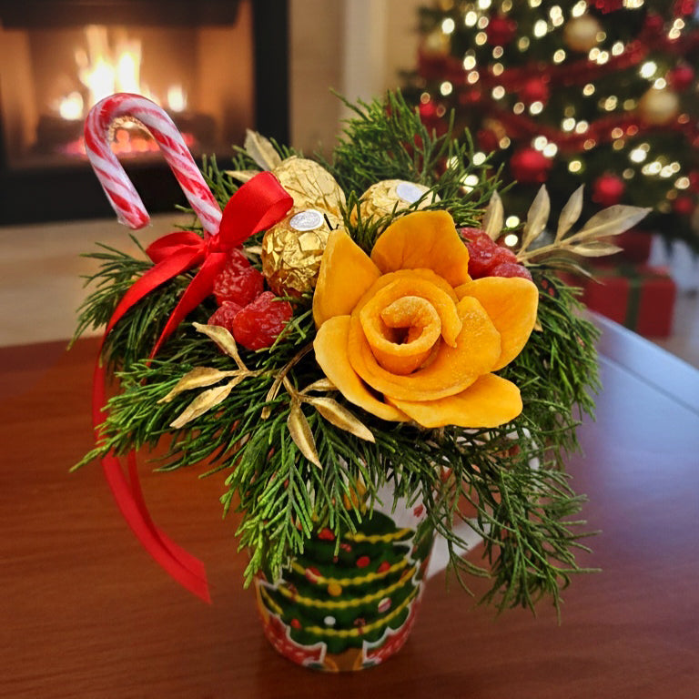 Sweet-Noel-Mini-Bouquet-closer-DodoMarket-delivery-Mauritius