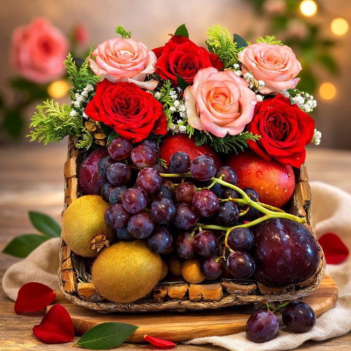 The-Natures-Embrace-Fruits-and-Flowers-Basket-DodoMarket-delivery-Mauritius