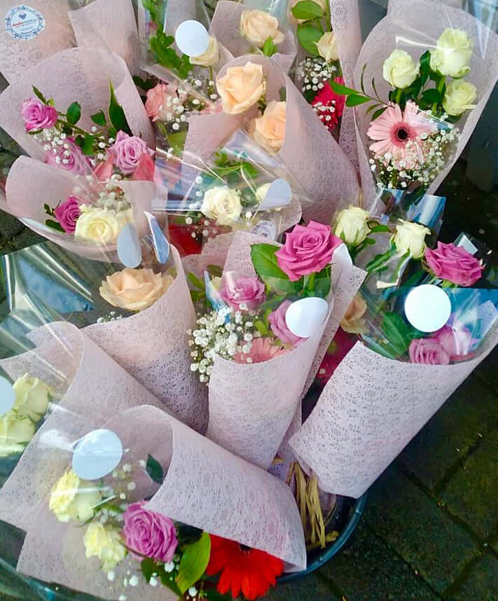 Flower Bouquets Tiny Pastel Treasures Delivery Mauritius