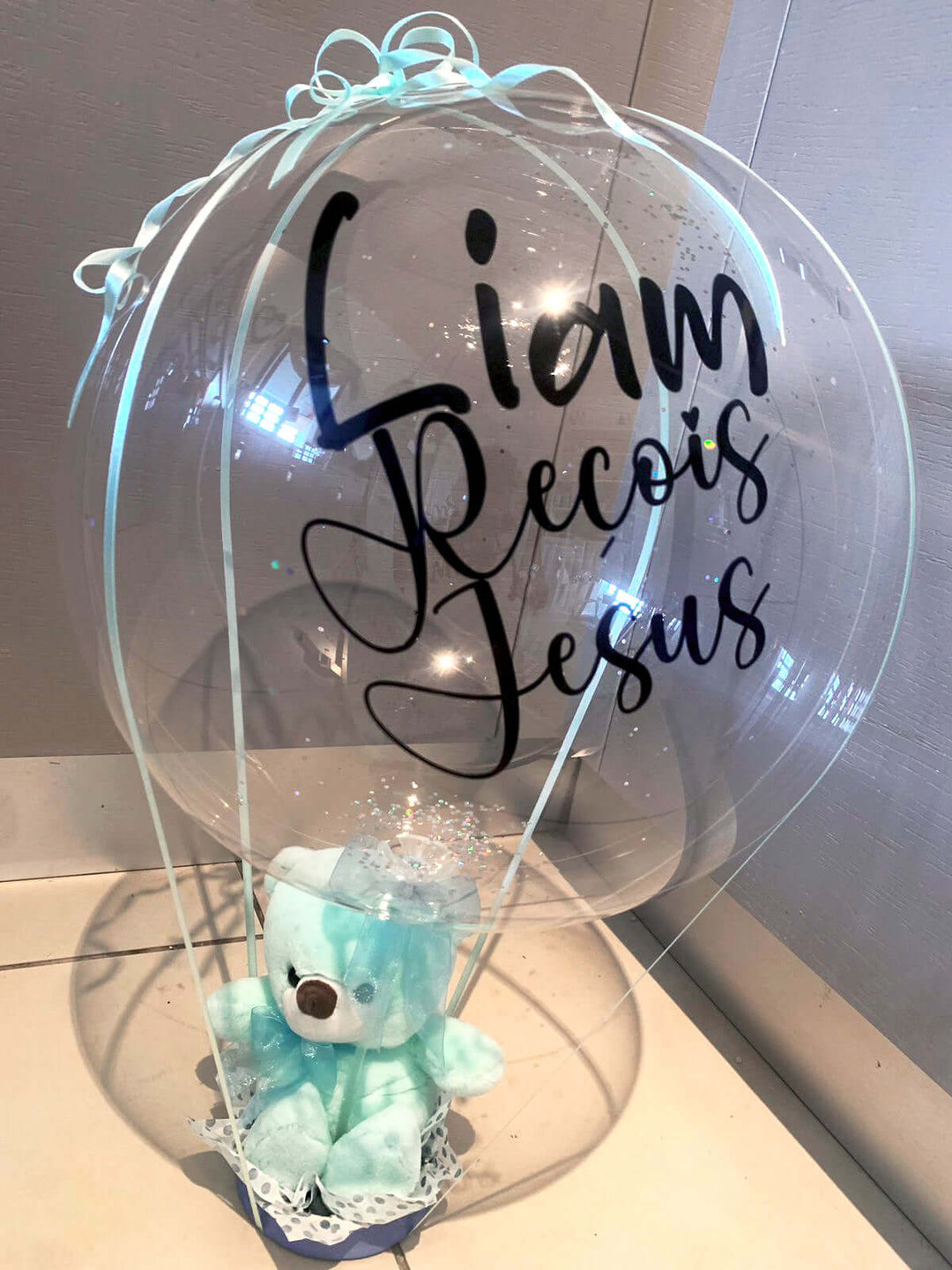 Welcome-Baby-Balloon-Customised-Bear-Small-Box-DodoMarket-delivery-Mauritius