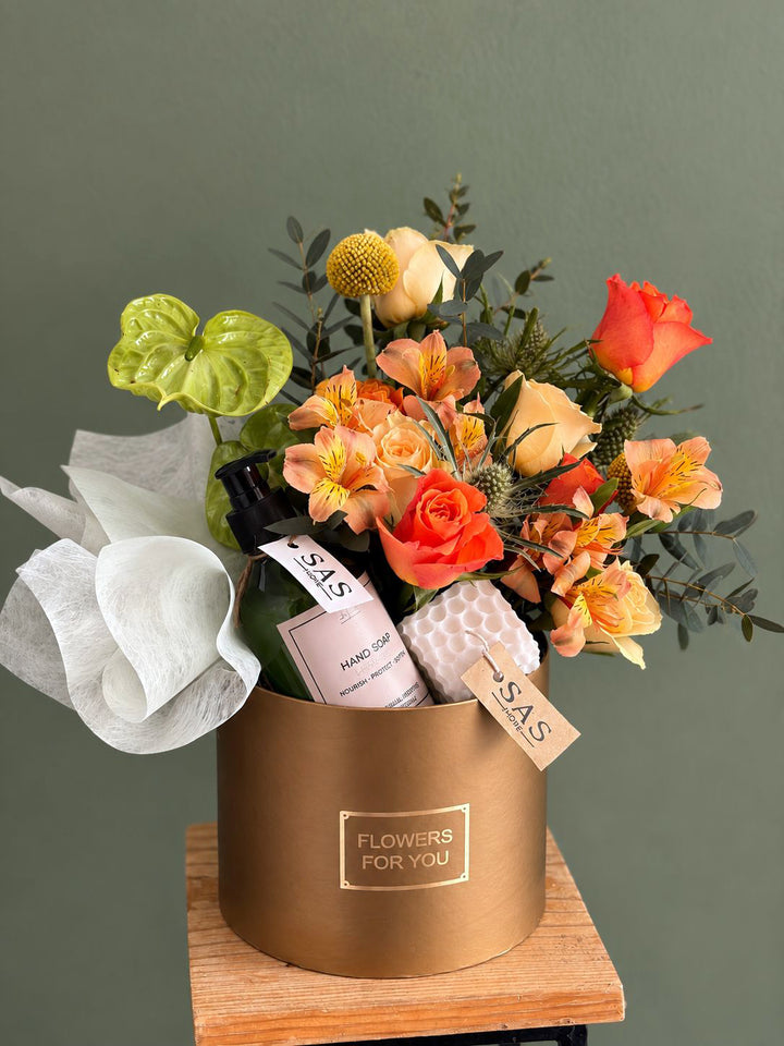 Wellness-home-floral-gift-box-DodoMarket-delivery-Mauritius