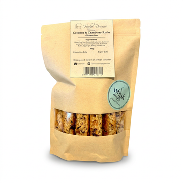 WhiskAway Coconut & Cranberry Rusks Gluten-Free