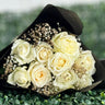 White Grace Roses Bouquet