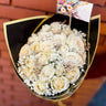 White Grace Roses Bouquet