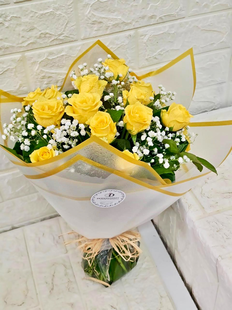 Yellow-Roses-Bouquet-15-DodoMarket-delivery-Mauritius